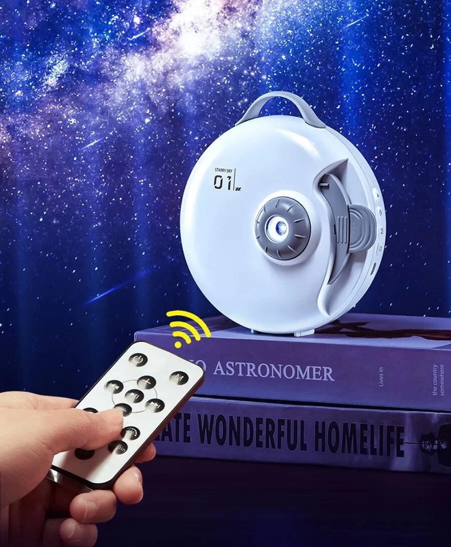 Проектор зоряного неба (домашній планетарій) нічник SkyFire E18 с Bluetooth від компанії Інтернет-магазин "BUY-OPT" - фото 1