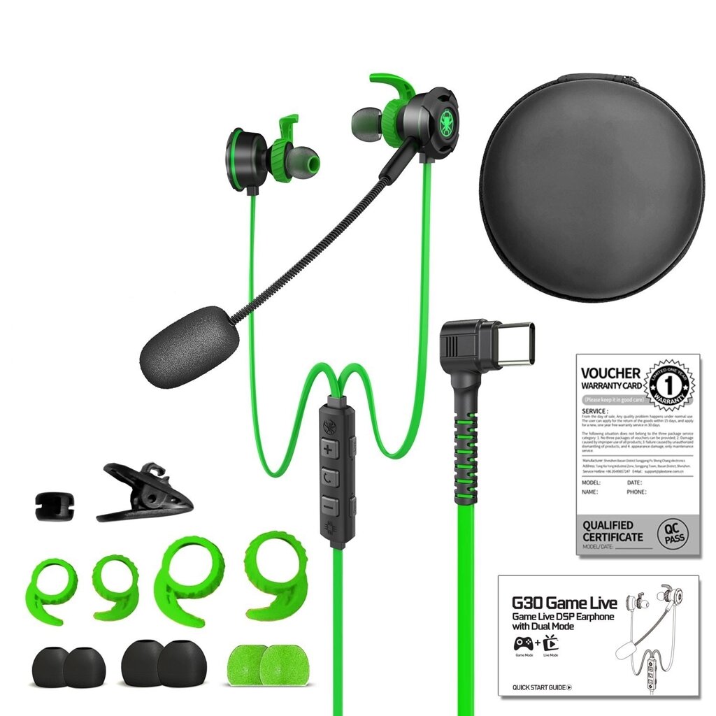 Провідні ігрові навушники з мікрофоном для телефону Plextone M762 G30 від компанії Інтернет-магазин "BUY-OPT" - фото 1