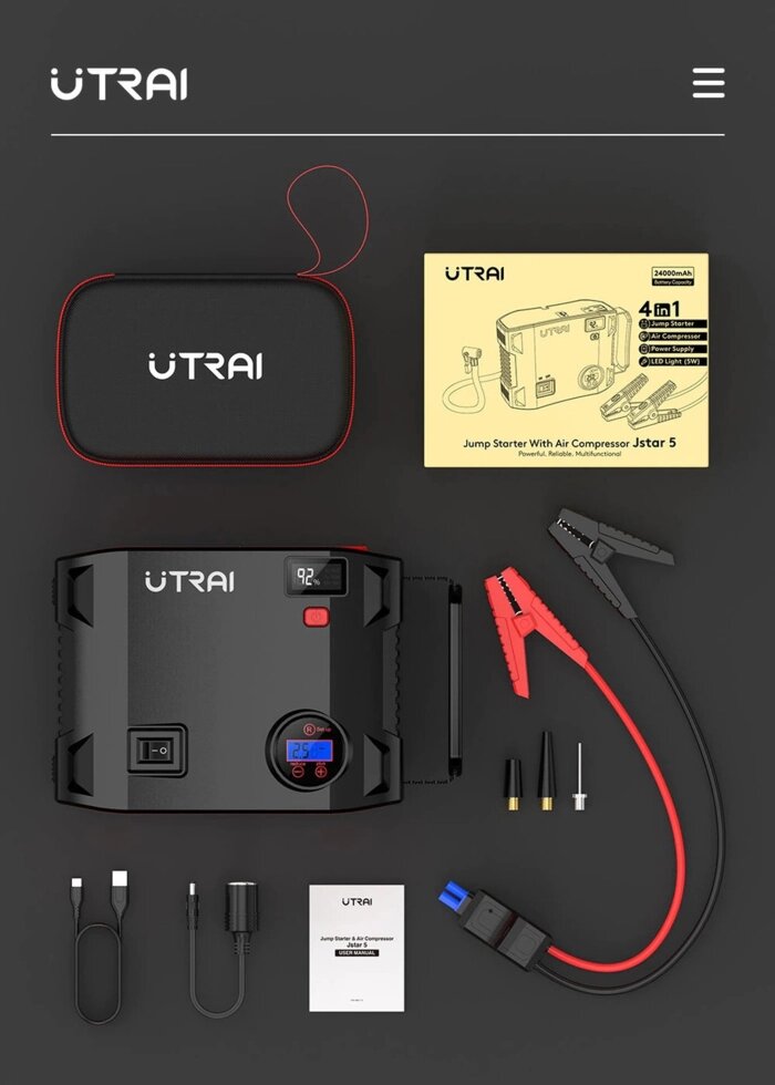 Пуско-зарядний пристрій UTRAI Jstar 5 від компанії Інтернет-магазин "BUY-OPT" - фото 1