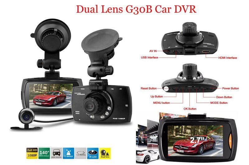 Відеореєстратор G30B Car DVR 2.7 LCD HD 1080P від компанії Інтернет-магазин "BUY-OPT" - фото 1