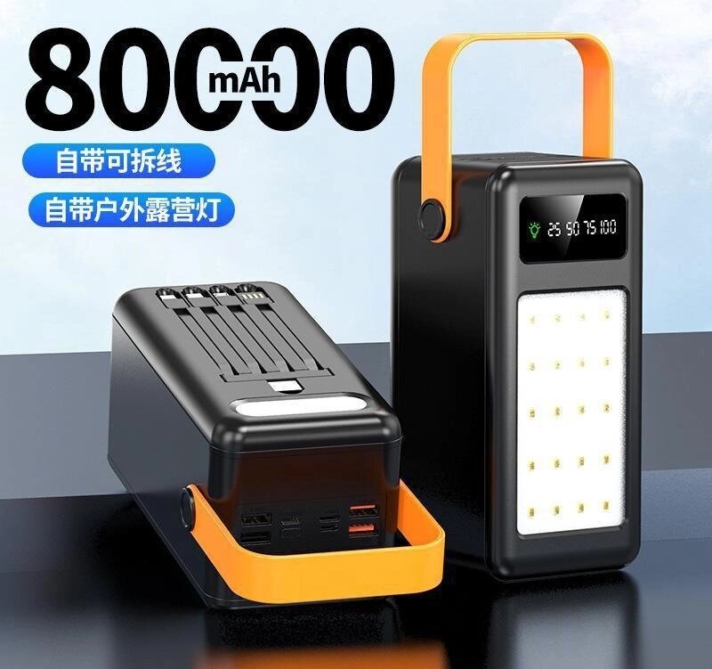 Зовнішній акумулятор Power Bank Bilintong 80000mAh від компанії Інтернет-магазин "BUY-OPT" - фото 1