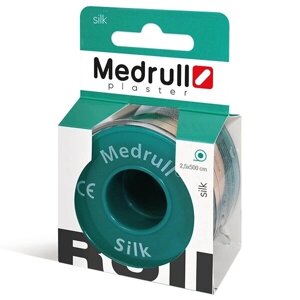 Лейкопластир медичний в рулонах Medrull “Silk”розмiр 1,25 см х 500 см