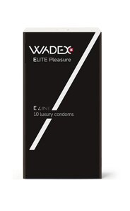 Презервативи Wadex Elite Pleasure особливо тонкі в силіконовій змазці з накопичувачем (10 шт.)