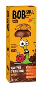 Цукерки Равлик Боб SNAIL BOB (РАВЛИК БОБ) Манго в молочному шоколаді 30 г