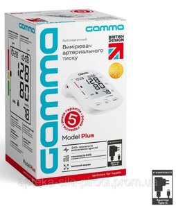 Вимірювач (тонометр) артеріального тиску GAMMA (Гамма) модель 4Gen Plus автоматичний