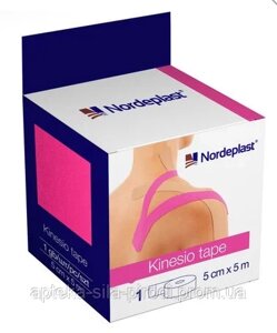 Кінезіо тейп медичний пластир Nordeplast Kinesio Tape в асортименті 5 см*5 м