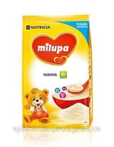 Молочна каша Milupa Милупа манна для дітей з 6 місяців, 210 г