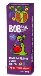 Натуральні цукерки Яблуко слива BOB SNAIL (РАВЛИК БОБ) 30 грам