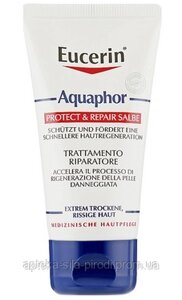 Заспокійливий та відновлювальний бальзам для подразненої шкіри Eucerin Aquaphor Еуцерін 45 мл