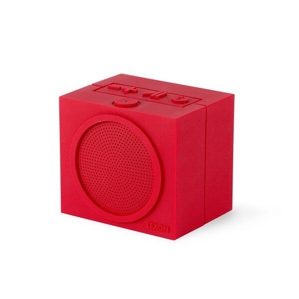 Bluetooth-динамік "Tykho Speaker" LEXON LA104R7, вологозахисний корпус червоного кольору від компанії "Cronos" поза часом - фото 1