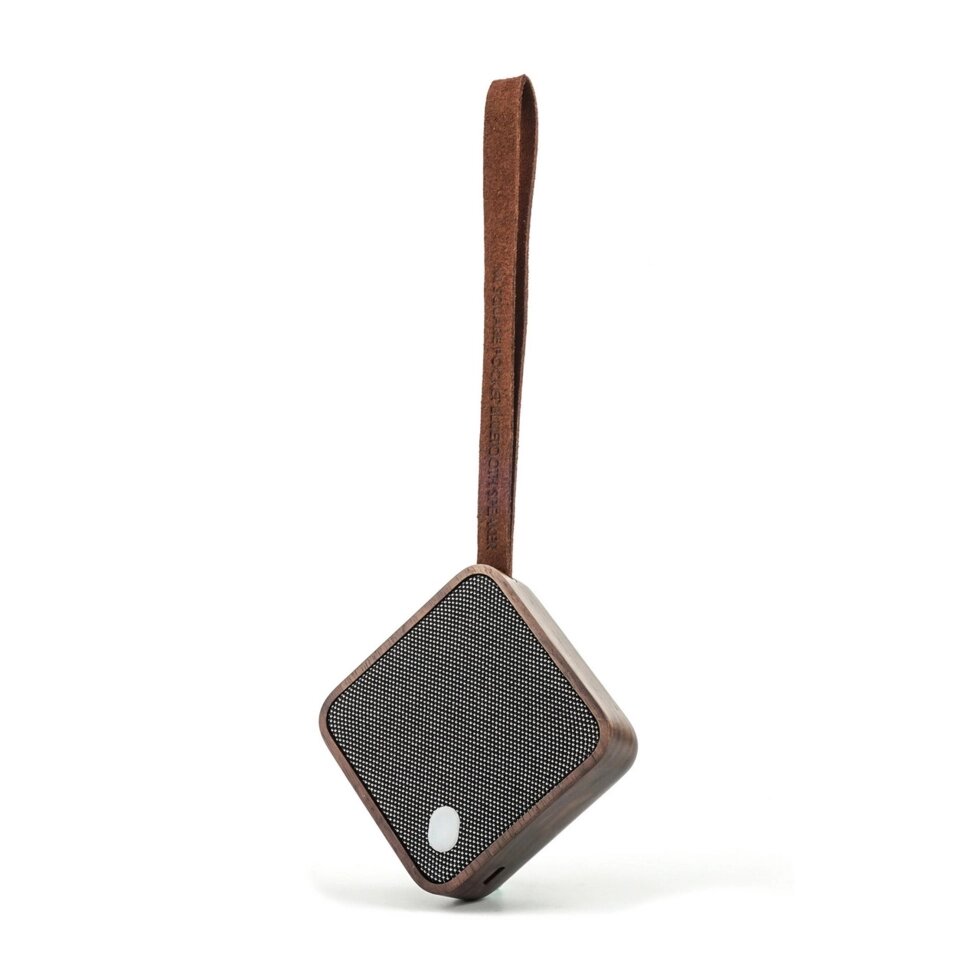 Bluetooth-колонка MI SQUARE Gingko G005WT з дерева на ремінці від компанії "Cronos" поза часом - фото 1