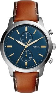 Годинники наручні чоловічі FOSSIL FS5279 кварцові, ремінець з шкіри, США