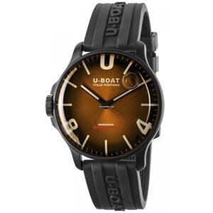 Годинники наручні чоловічі U-BOAT 8699 capsoil darkmoon coffee BROWN IPB