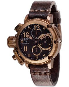 Годинник наручний U-BOAT 8014 chimera 43MM bronze chrono S/N:0070