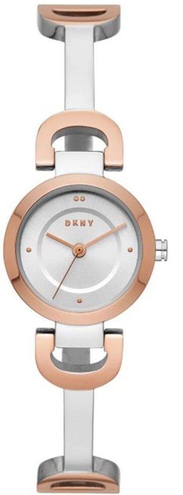 Часы наручные женские DKNY NY2749 кварцевые, с фианитами, биколорные, США від компанії "Cronos" поза часом - фото 1