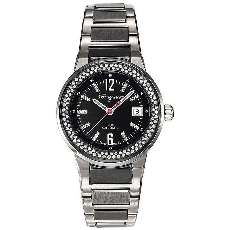 Часы наручные женские с бриллиантами Salvatore Ferragamo F-80 Fr54mba9109 s789 ##от компании## "Cronos" вне времени - ##фото## 1