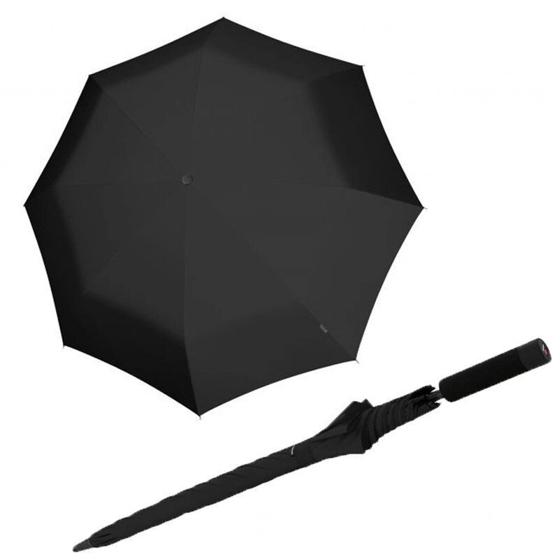 Чоловіча парасолька-тростина Knirps U. 900 Black Kn96 2900 1001 від компанії "Cronos" поза часом - фото 1