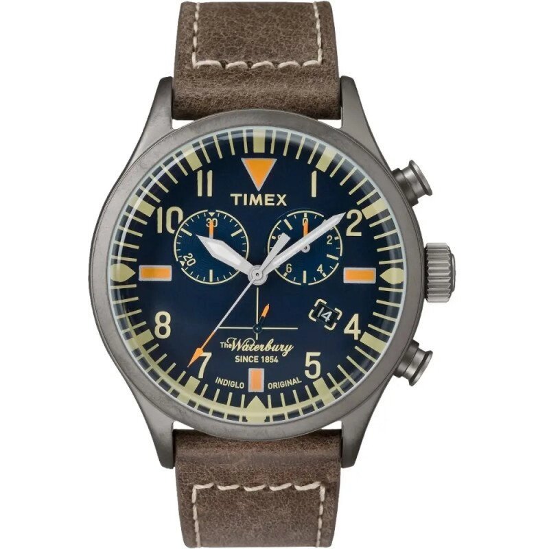 Чоловічі годинники Timex WATERBURY Chrono Tx2p84100 від компанії "Cronos" поза часом - фото 1