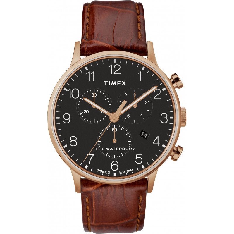 Чоловічі годинники Timex WATERBURY Chrono Tx2r71600 від компанії "Cronos" поза часом - фото 1