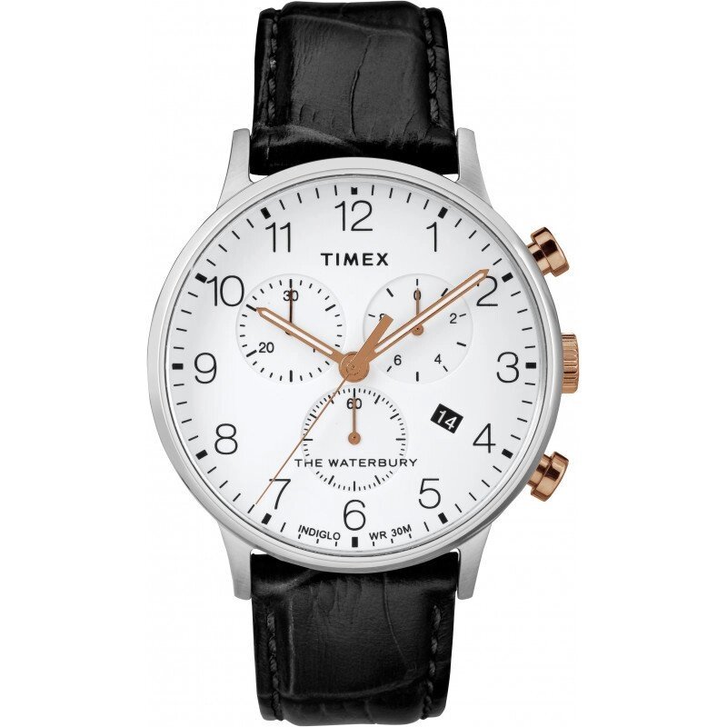 Чоловічі годинники Timex WATERBURY Chrono Tx2r71700 від компанії "Cronos" поза часом - фото 1