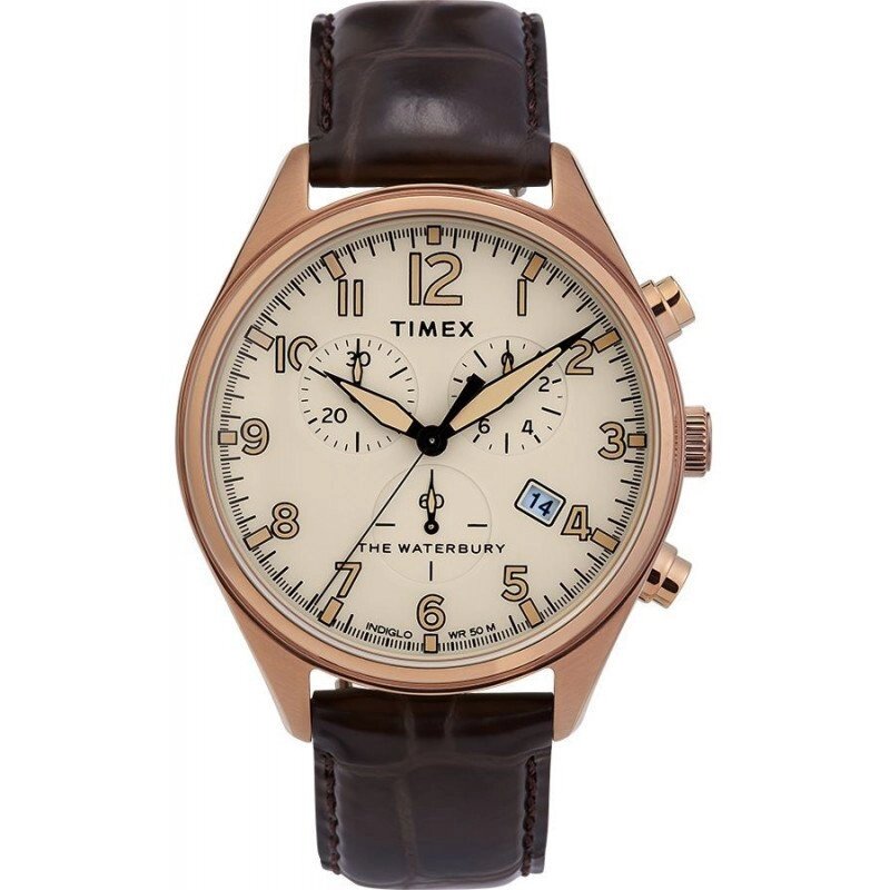 Чоловічі годинники Timex WATERBURY Chrono Tx2r88300 від компанії "Cronos" поза часом - фото 1