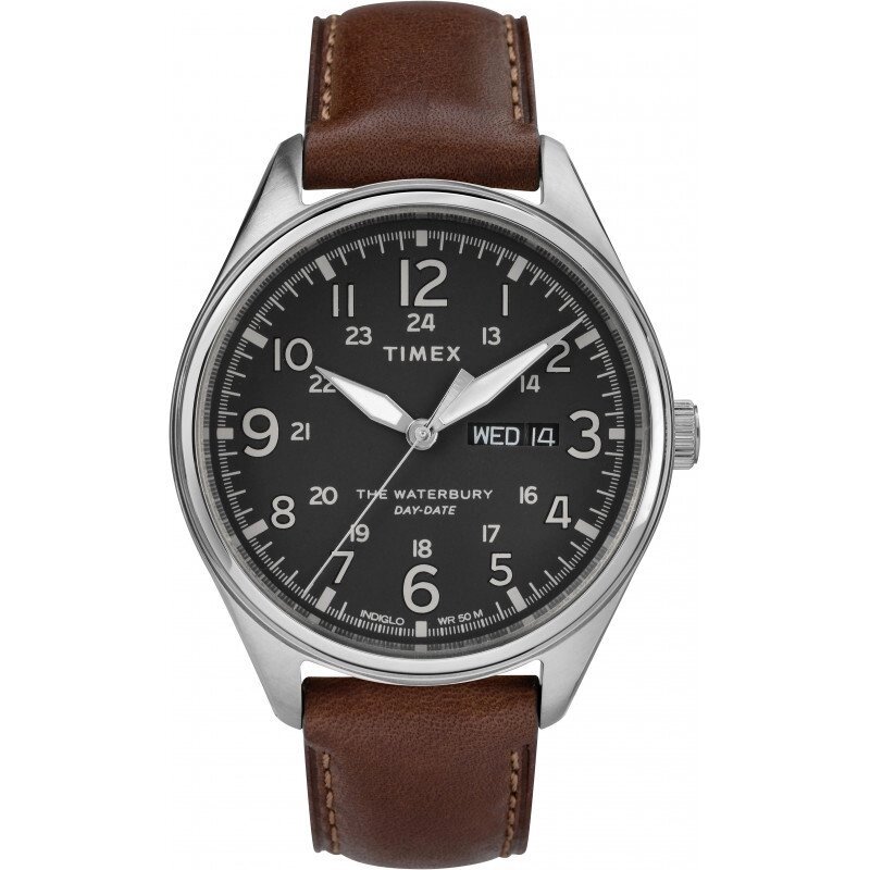 Чоловічі годинники Timex WATERBURY Day Date Tx2r89000 від компанії "Cronos" поза часом - фото 1