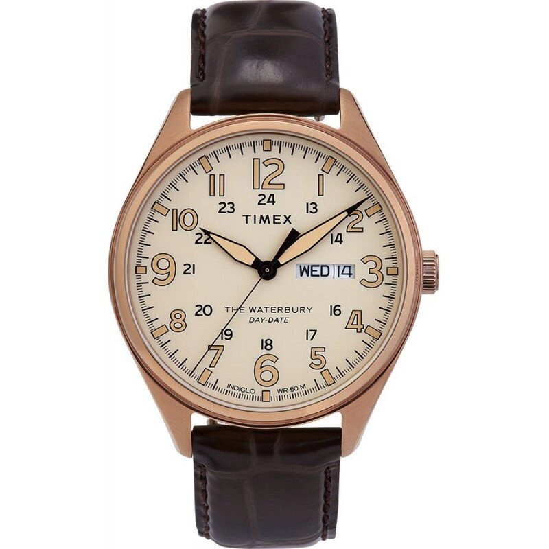 Чоловічі годинники Timex WATERBURY Day Date Tx2r89200 від компанії "Cronos" поза часом - фото 1