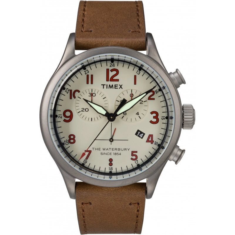 Чоловічі годинники Timex Waterbury Tx2r38300 від компанії "Cronos" поза часом - фото 1