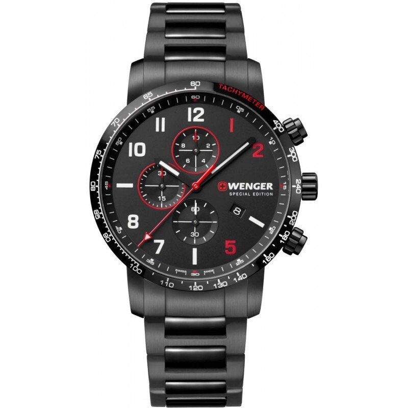 Чоловічі годинники Wenger ATTITUDE Chrono W01.1543.125 від компанії "Cronos" поза часом - фото 1