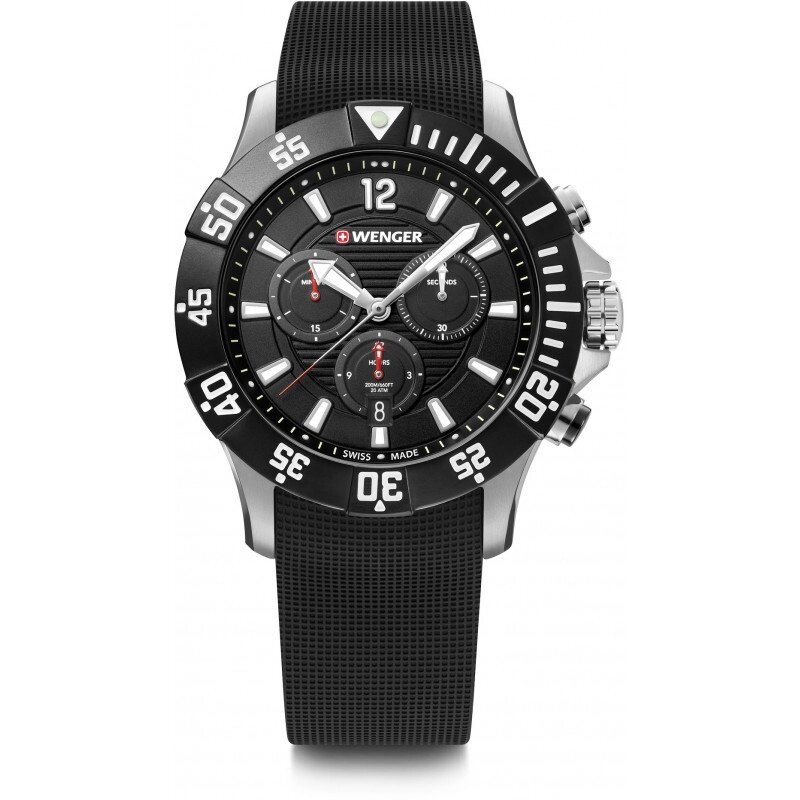 Чоловічі годинники Wenger SEAFORCE Chrono W01.0643.118 від компанії "Cronos" поза часом - фото 1