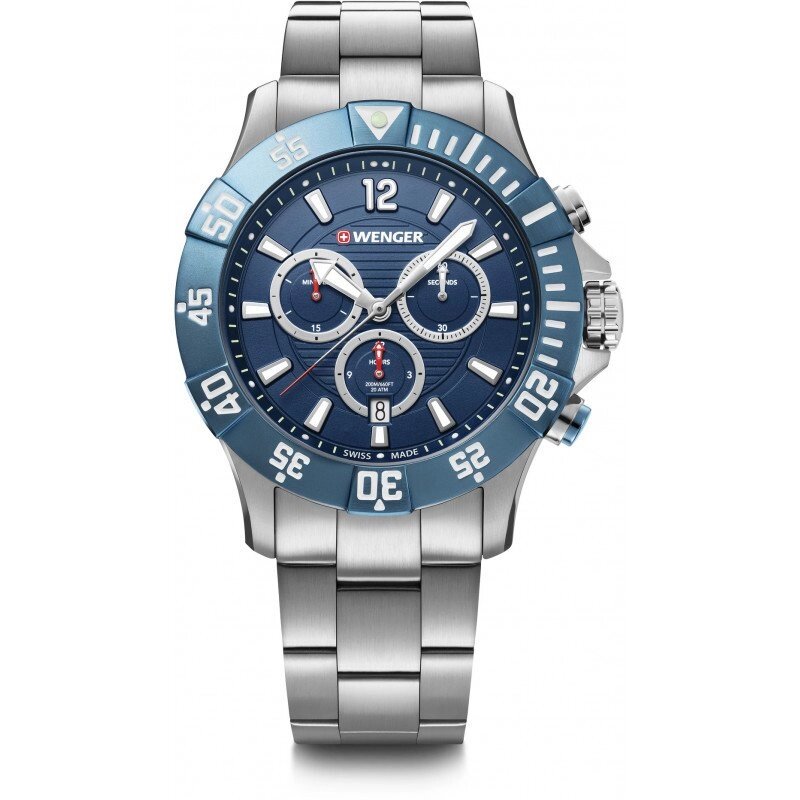 Чоловічі годинники Wenger SEAFORCE Chrono W01.0643.119 від компанії "Cronos" поза часом - фото 1