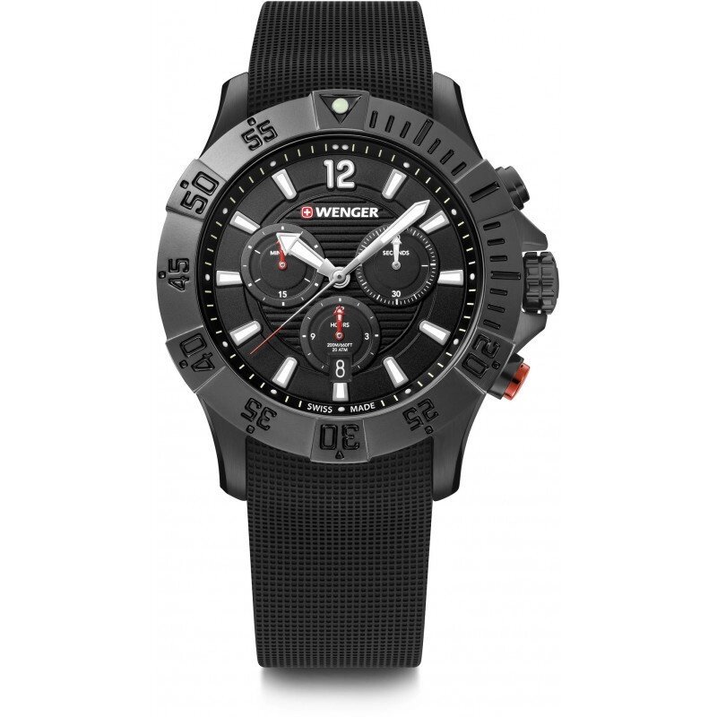 Чоловічі годинники Wenger SEAFORCE Chrono W01.0643.120 від компанії "Cronos" поза часом - фото 1