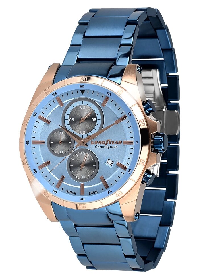 Чоловічі наручні годинники Goodyear G. S01226.04.05 від компанії "Cronos" поза часом - фото 1