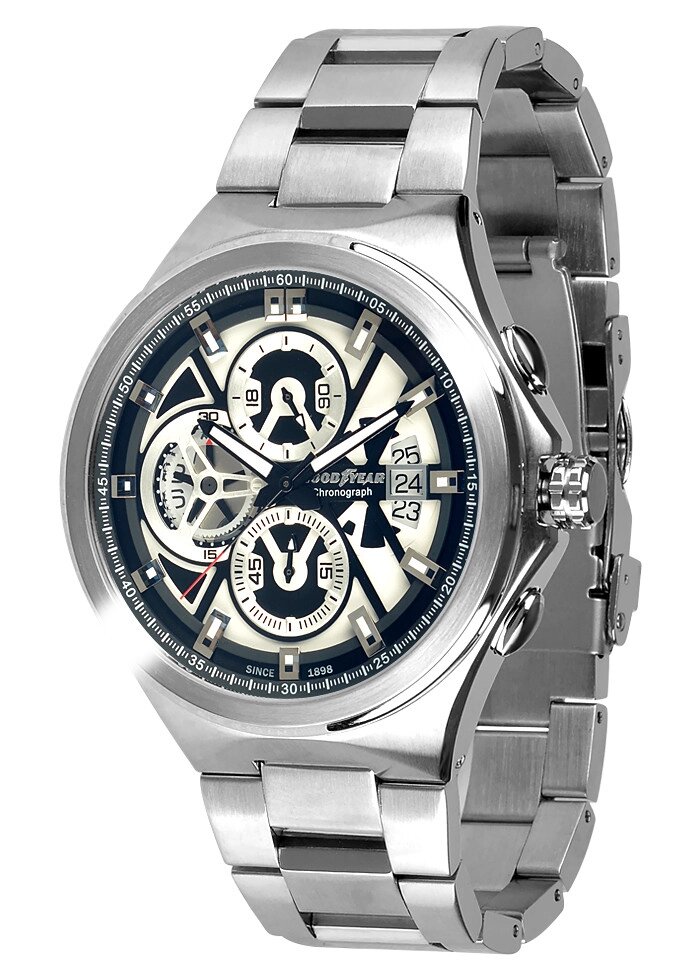 Чоловічі наручні годинники Goodyear G. S01247.02.01 від компанії "Cronos" поза часом - фото 1