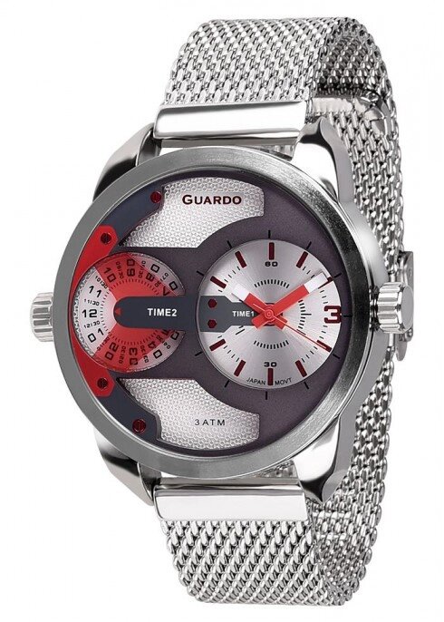 Чоловічі наручні годинники Guardo P10538(m) SSR від компанії "Cronos" поза часом - фото 1