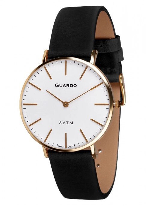 Чоловічі наручні годинники Guardo P11014 GWB від компанії "Cronos" поза часом - фото 1