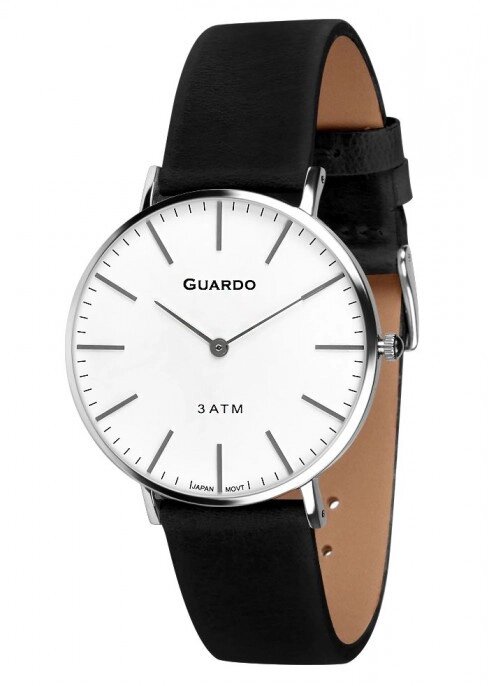 Чоловічі наручні годинники Guardo P11014 SWB від компанії "Cronos" поза часом - фото 1