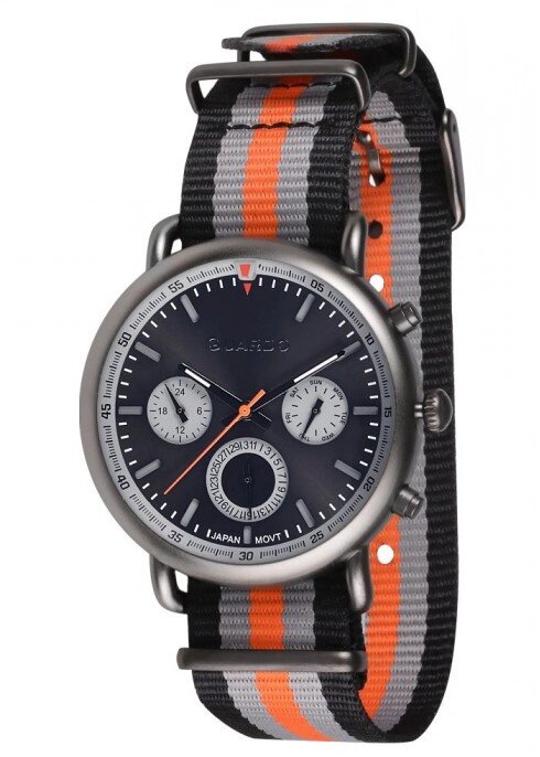 Чоловічі наручні годинники Guardo P11146 BO від компанії "Cronos" поза часом - фото 1