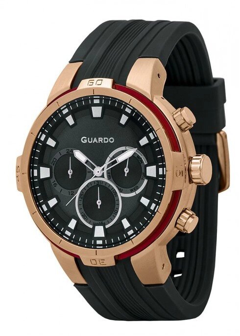 Чоловічі наручні годинники Guardo P11149 RgBB від компанії "Cronos" поза часом - фото 1