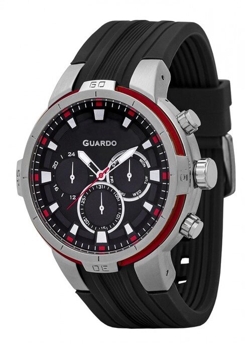 Чоловічі наручні годинники Guardo P11149 SBB від компанії "Cronos" поза часом - фото 1