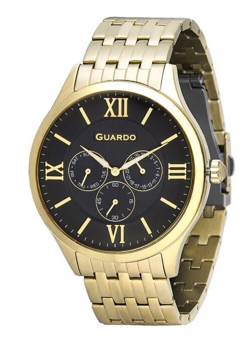 Чоловічі наручні годинники Guardo P11165(m) GB від компанії "Cronos" поза часом - фото 1