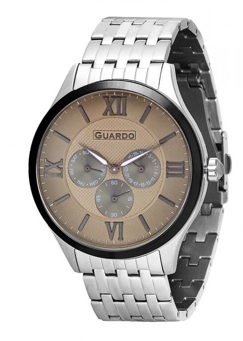 Чоловічі наручні годинники Guardo P11165 (m) SGr від компанії "Cronos" поза часом - фото 1