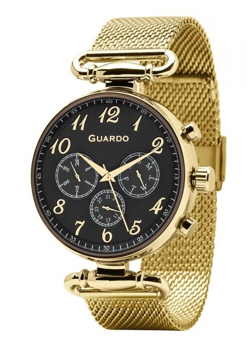 Чоловічі наручні годинники Guardo P11221(m) GB від компанії "Cronos" поза часом - фото 1