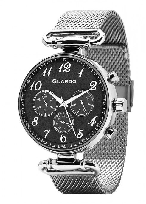 Чоловічі наручні годинники Guardo P11221(m) SB від компанії "Cronos" поза часом - фото 1