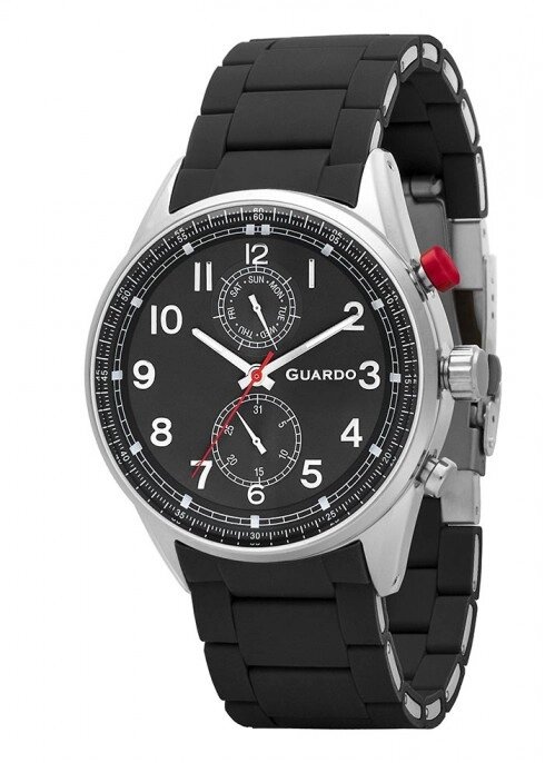 Чоловічі наручні годинники Guardo P11269 (m) SBB від компанії "Cronos" поза часом - фото 1