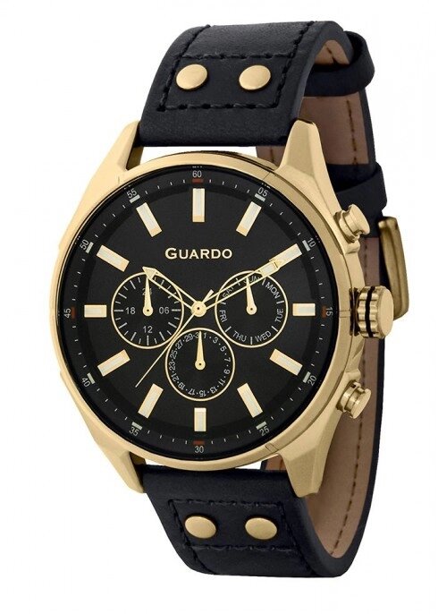 Чоловічі наручні годинники Guardo P11453 GBB від компанії "Cronos" поза часом - фото 1