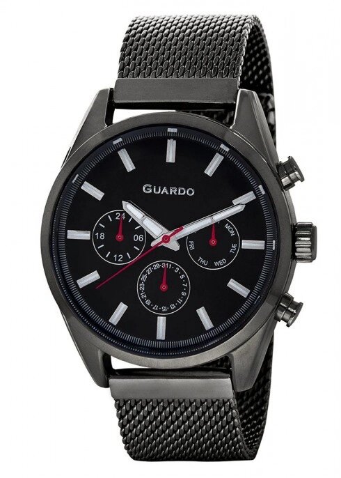 Чоловічі наручні годинники Guardo P11661(m) BBB від компанії "Cronos" поза часом - фото 1