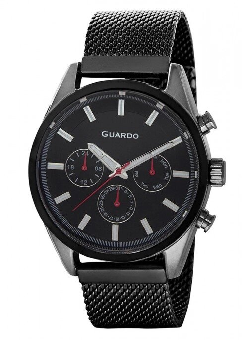 Чоловічі наручні годинники Guardo P11661 (m) SBB від компанії "Cronos" поза часом - фото 1