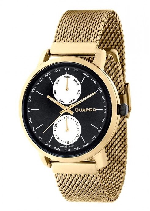 Чоловічі наручні годинники Guardo P11897(m) GB від компанії "Cronos" поза часом - фото 1
