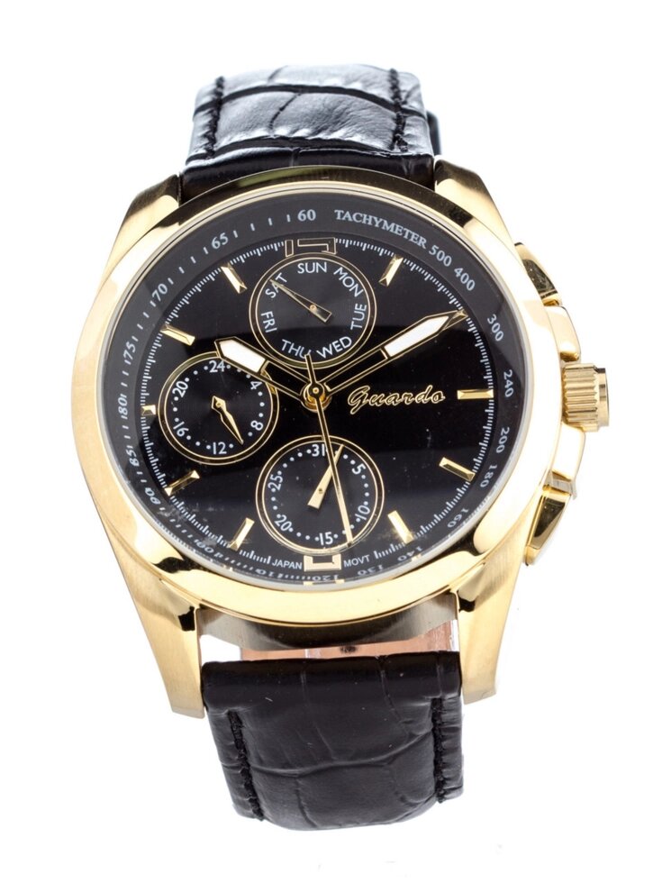 Чоловічі наручні годинники Guardo S00130 GBB від компанії "Cronos" поза часом - фото 1